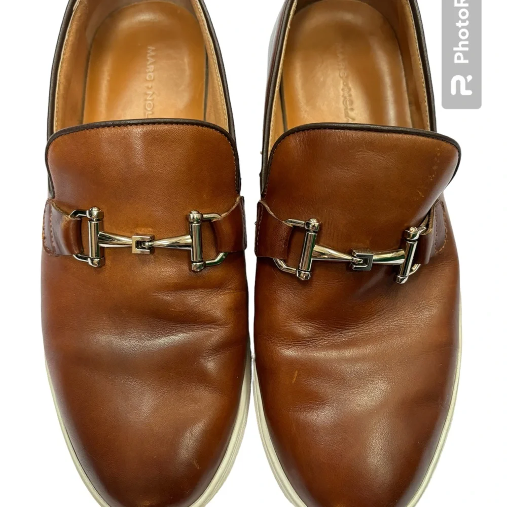 Marc Nolan Men’s‎ Boardwalk Leather Shoes/Sneakers Brown Size 10